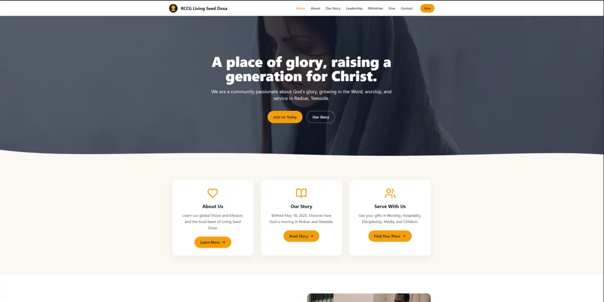 RCCG Living Seed Doxa - Homepage